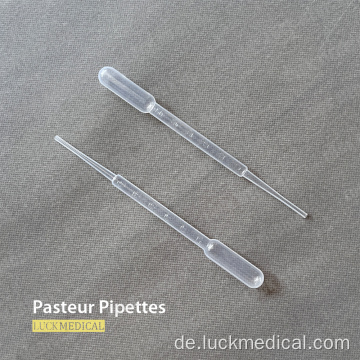 Plastikpasteur -Pipette für Labor